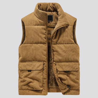 Fleece Bodywarmer Corduroy Warm en Trendy - Mode Vibes