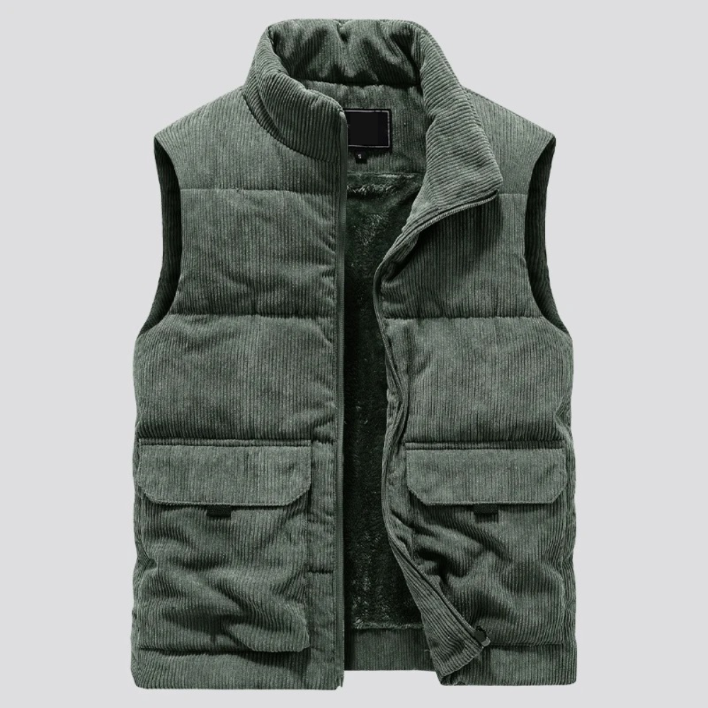 Fleece Bodywarmer Corduroy Warm en Trendy