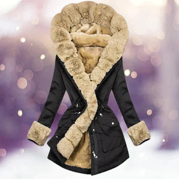 Warme Pluche Jas Met Zachte Voering - Mode Vibes