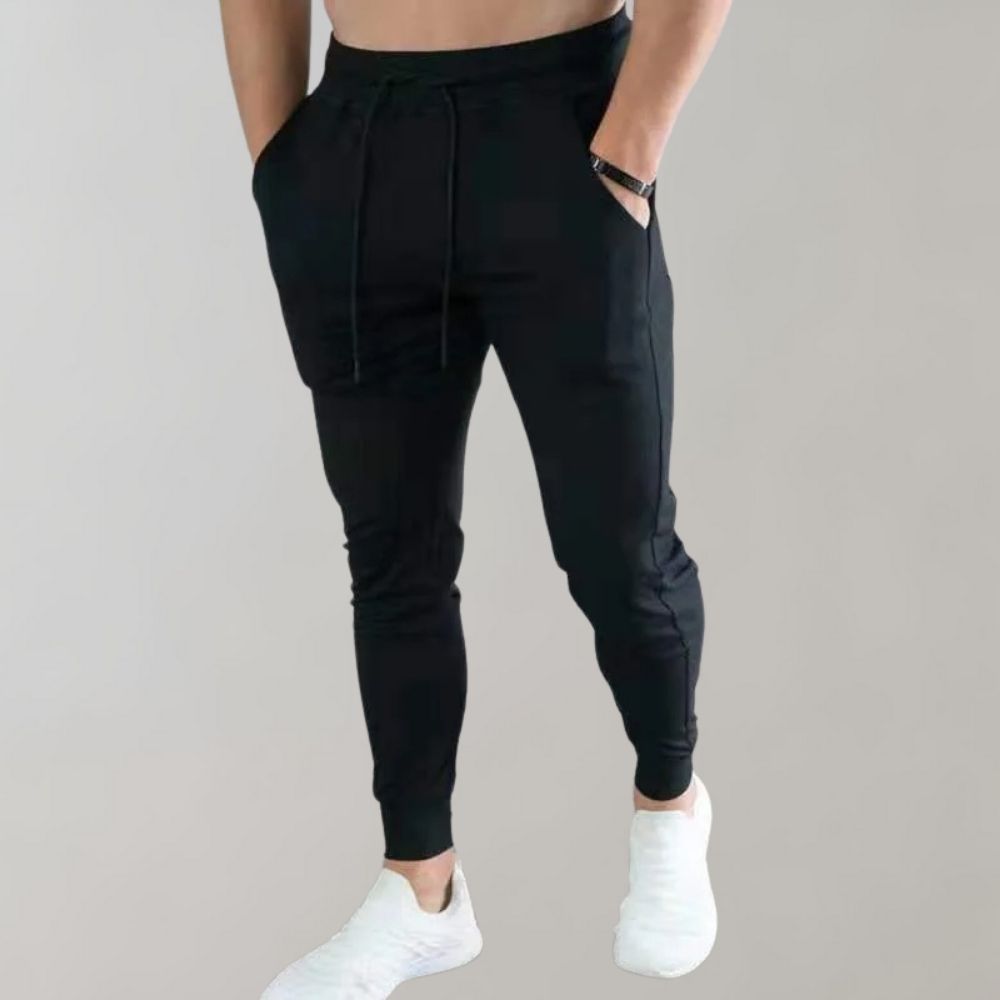 Joggingbroek Heren Slim Fit Zwart Niko - Mode Vibes