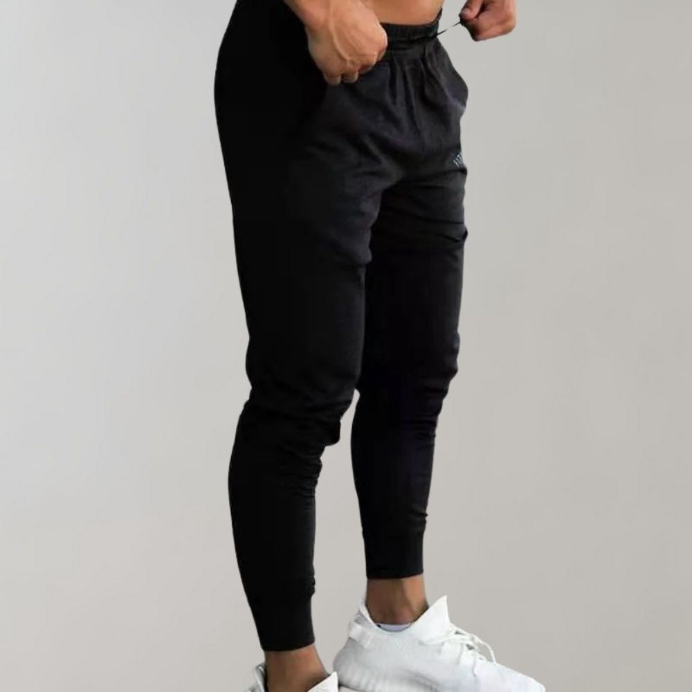 Joggingbroek Heren Slim Fit Zwart Niko