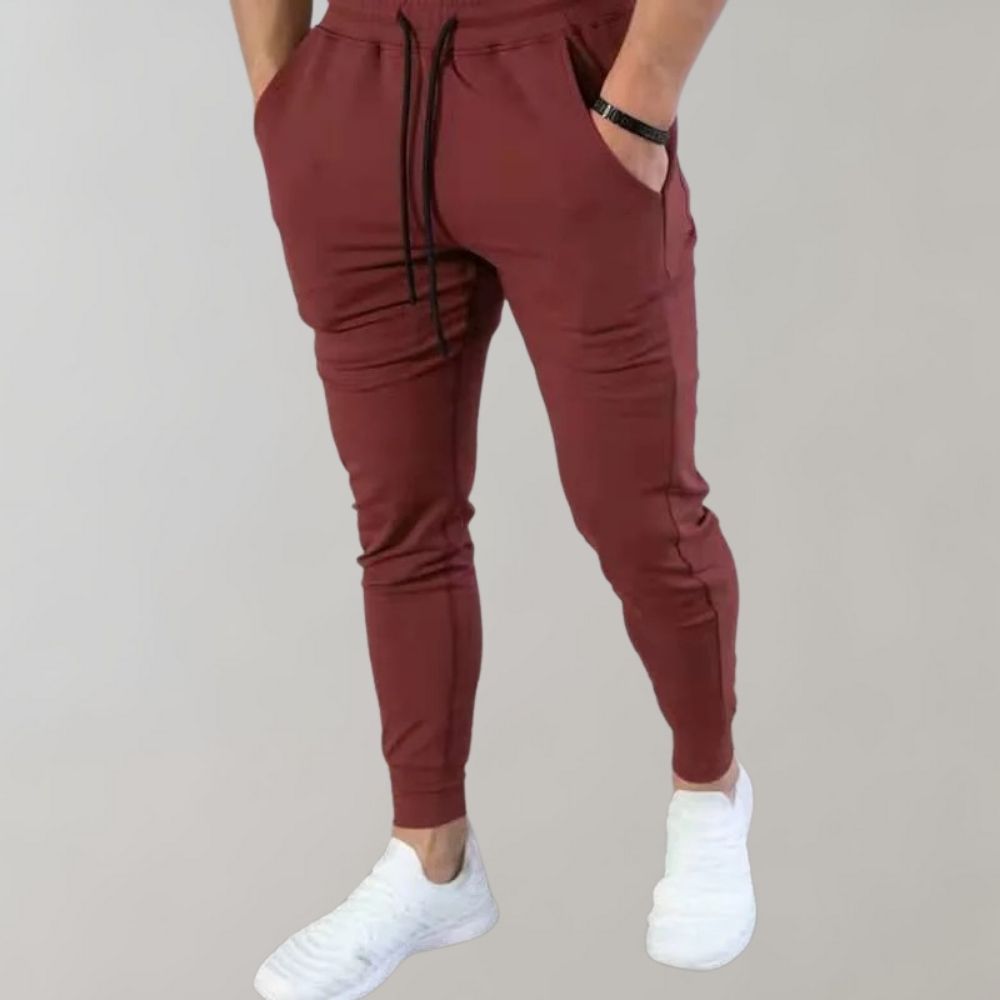 Joggingbroek Heren Slim Fit Zwart Niko