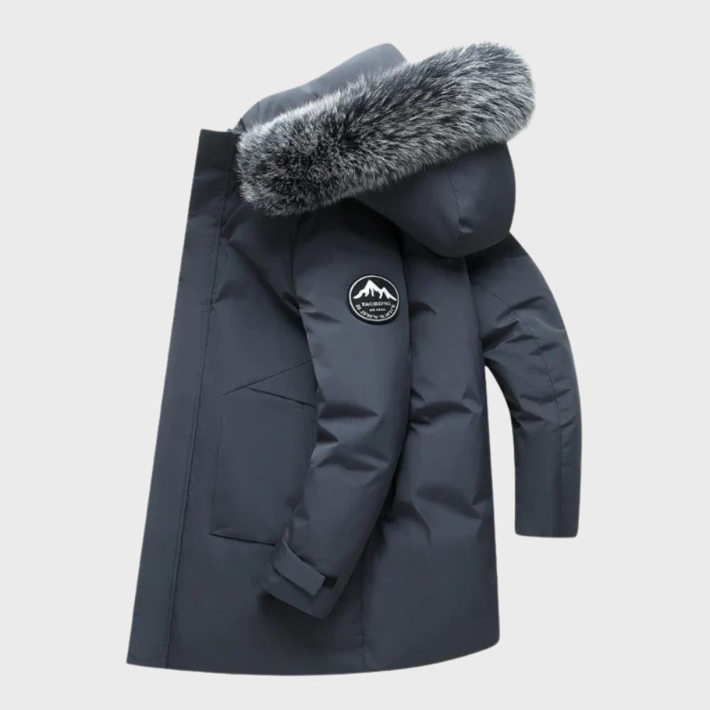 Thermo Waterdichte Winterjas met Bontvoering – Damesjas voor Koude Dagen