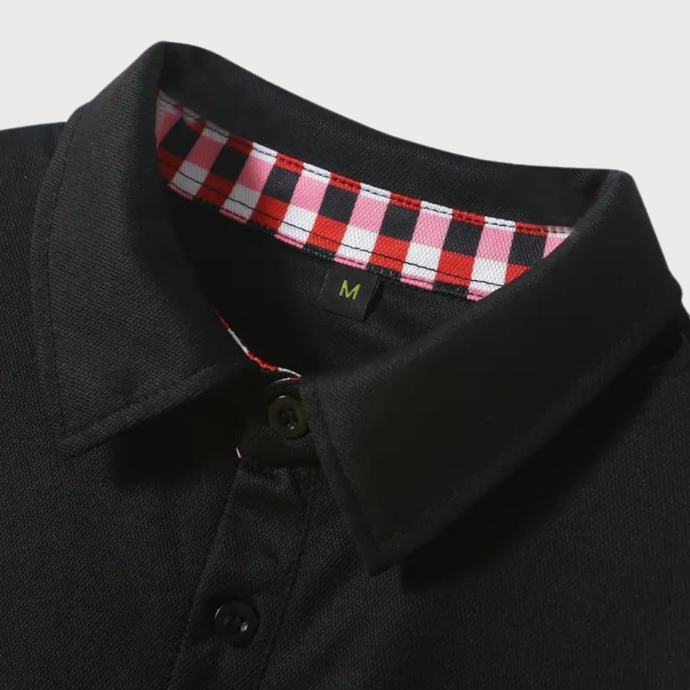Heren Polo Lange Mouw Shirt Oliver