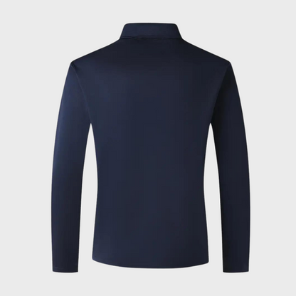 Heren Polo Lange Mouw Shirt Oliver