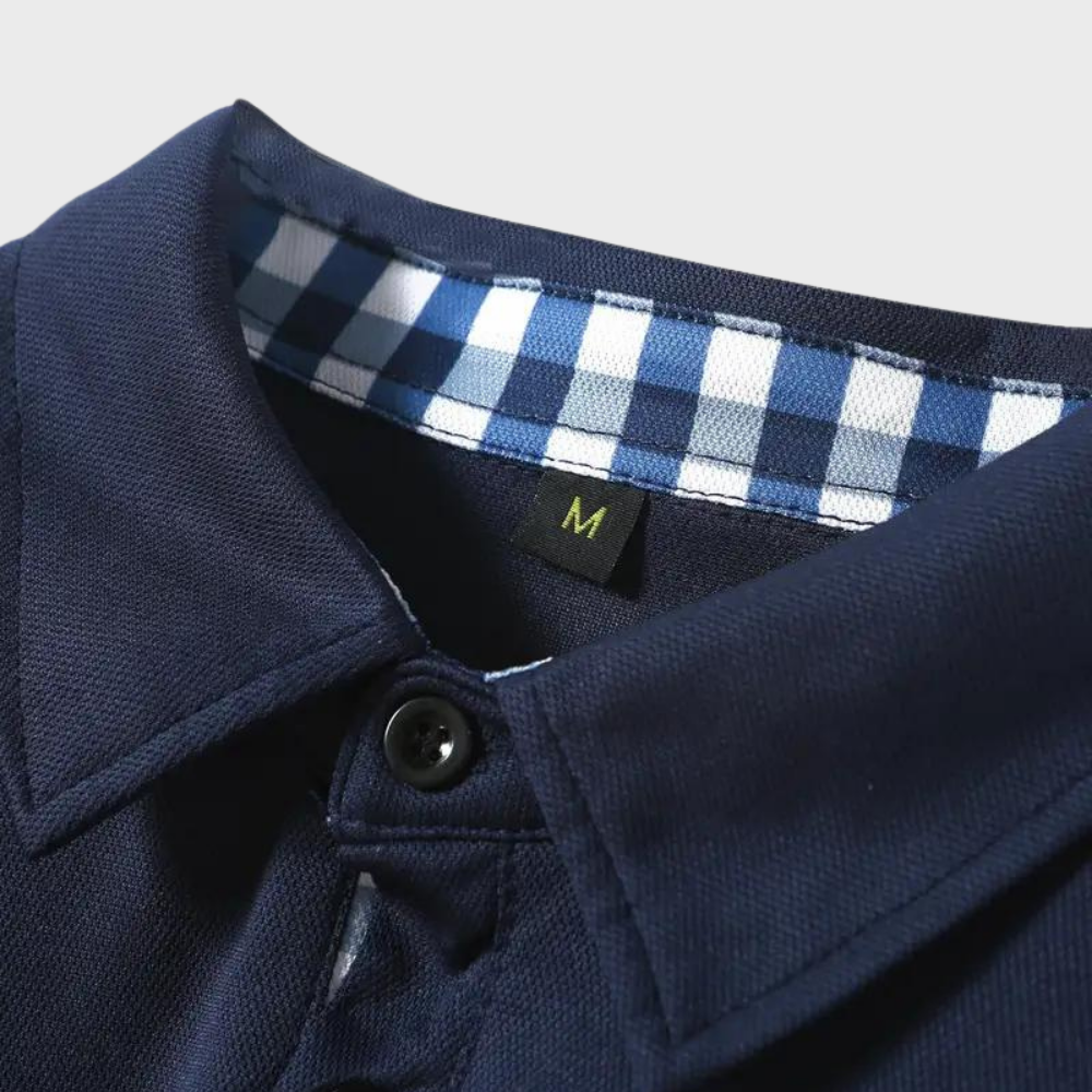 Heren Polo Lange Mouw Shirt Oliver