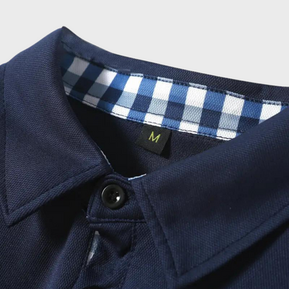 Heren Polo Lange Mouw Shirt Oliver