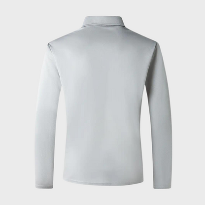 Heren Polo Lange Mouw Shirt Oliver