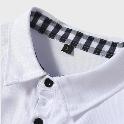Heren Polo Lange Mouw Shirt Oliver