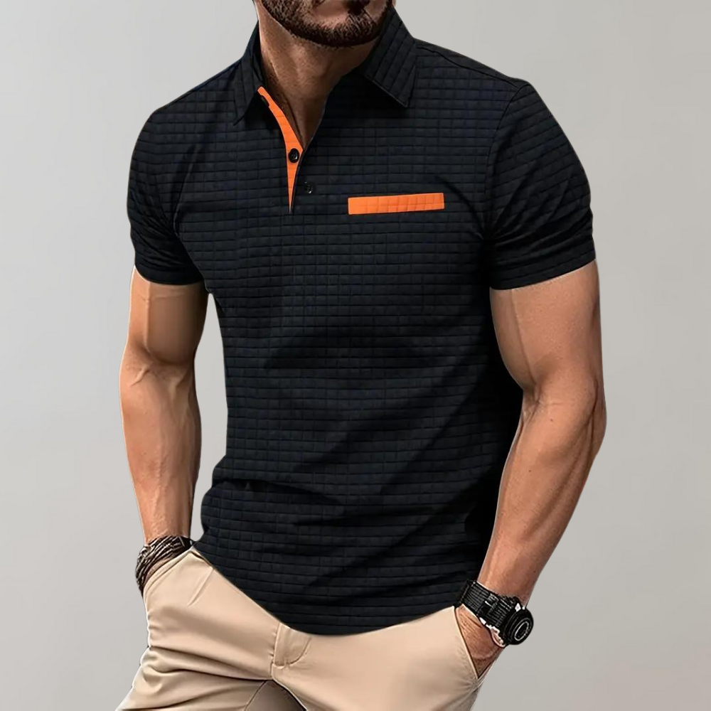 Klassiek Polo Shirt Mannen Elegante Stijl - Mode Vibes