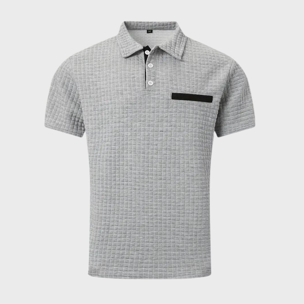 Klassiek Polo Shirt Mannen Elegante Stijl