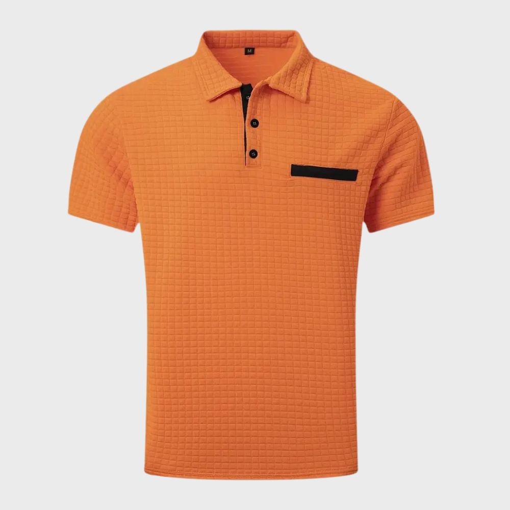 Klassiek Polo Shirt Mannen Elegante Stijl