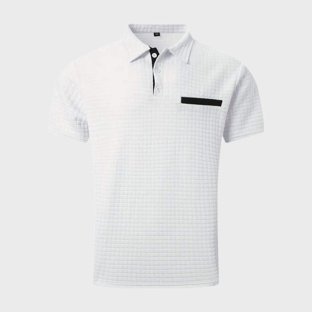 Klassiek Polo Shirt Mannen Elegante Stijl