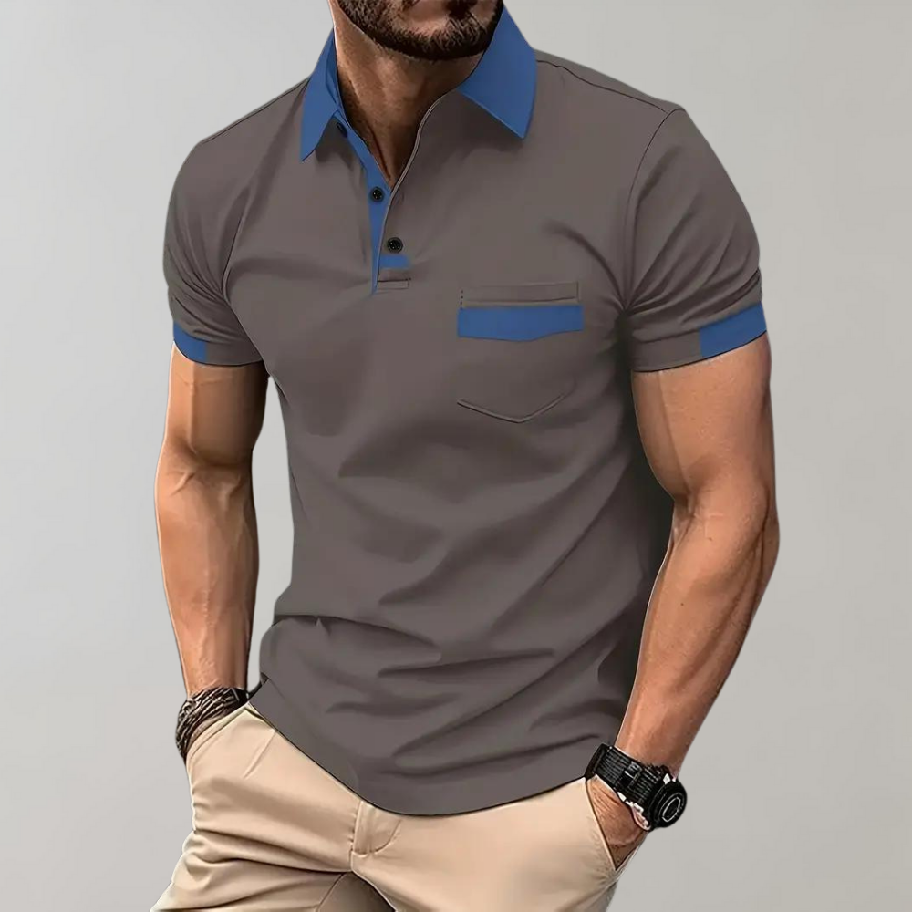 Mannen Poloshirt Katoen Trendy Leo