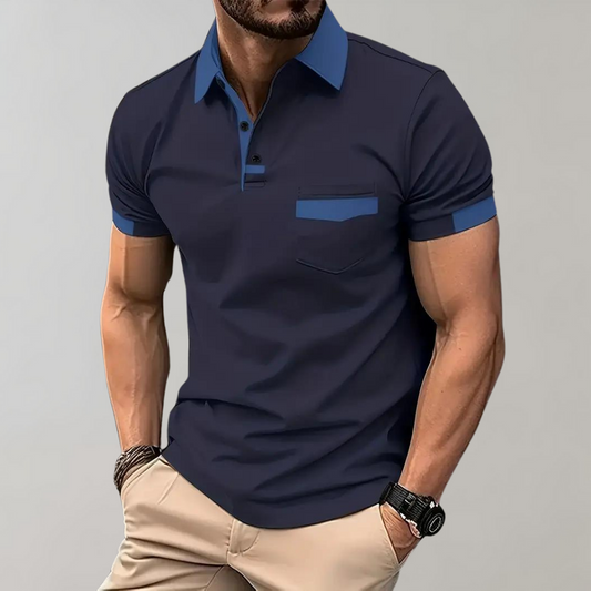 Mannen Poloshirt Katoen Trendy Leo - Mode Vibes