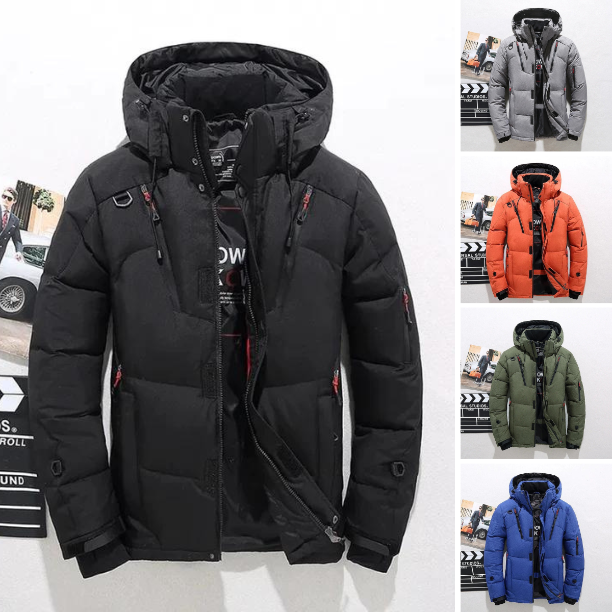 Elegante Premium Donsjas voor Heren – Warm & Stijlvol