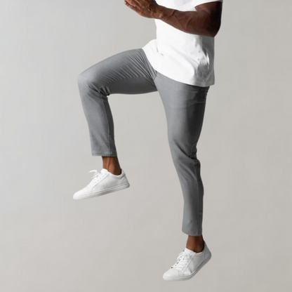 Heren Chino Broek Stretch Comfortabel Elastisch