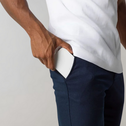 Heren Chino Broek Stretch Comfortabel Elastisch