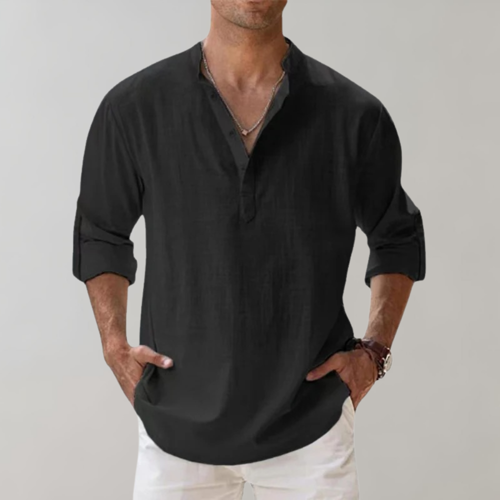 Heren Overhemd Comfortabel Klassiek Design Florian