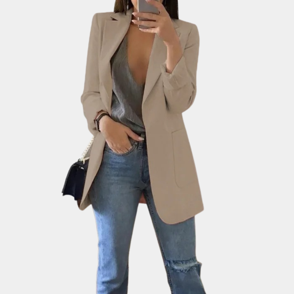 Dames Blazer Comfortabel Casual Model