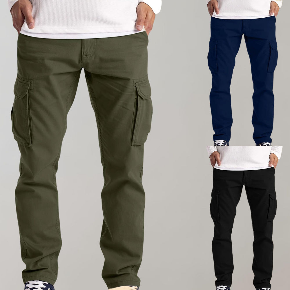 Comfortabele Heren Cargo Broek Jasper Stijl