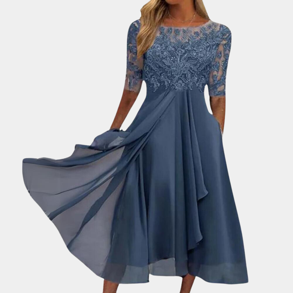 Jurk Viviana Elegante Vrouwelijke Zomerkleding - Mode Vibes
