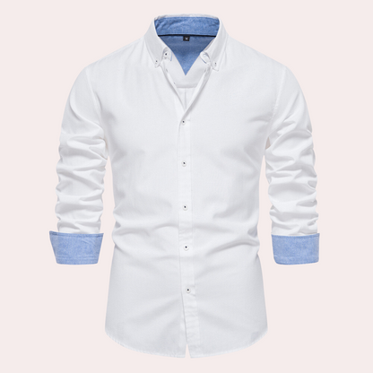 Heren Overhemd Lange Mouw Casual Remy Stijl