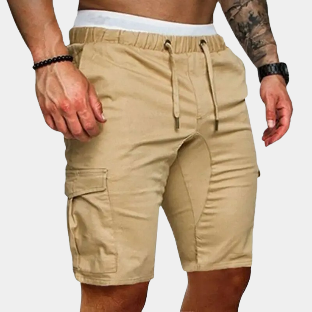 Heren Shorts Elastische Taille Zijzakken Sportief Design