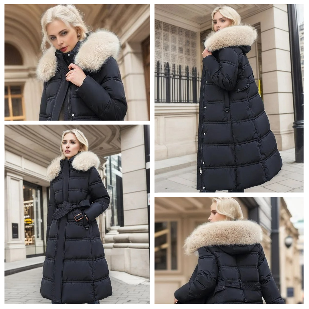 Luxe Winterjas voor Dames – Elegant, Warm & Tijdloos