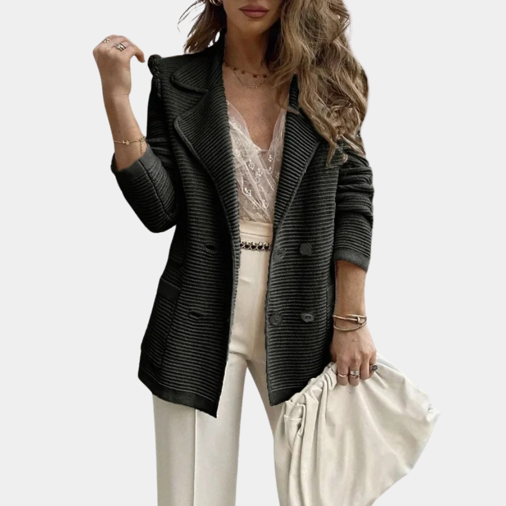 Dames Gebreide Blazer Pamela Stijlvol Warm