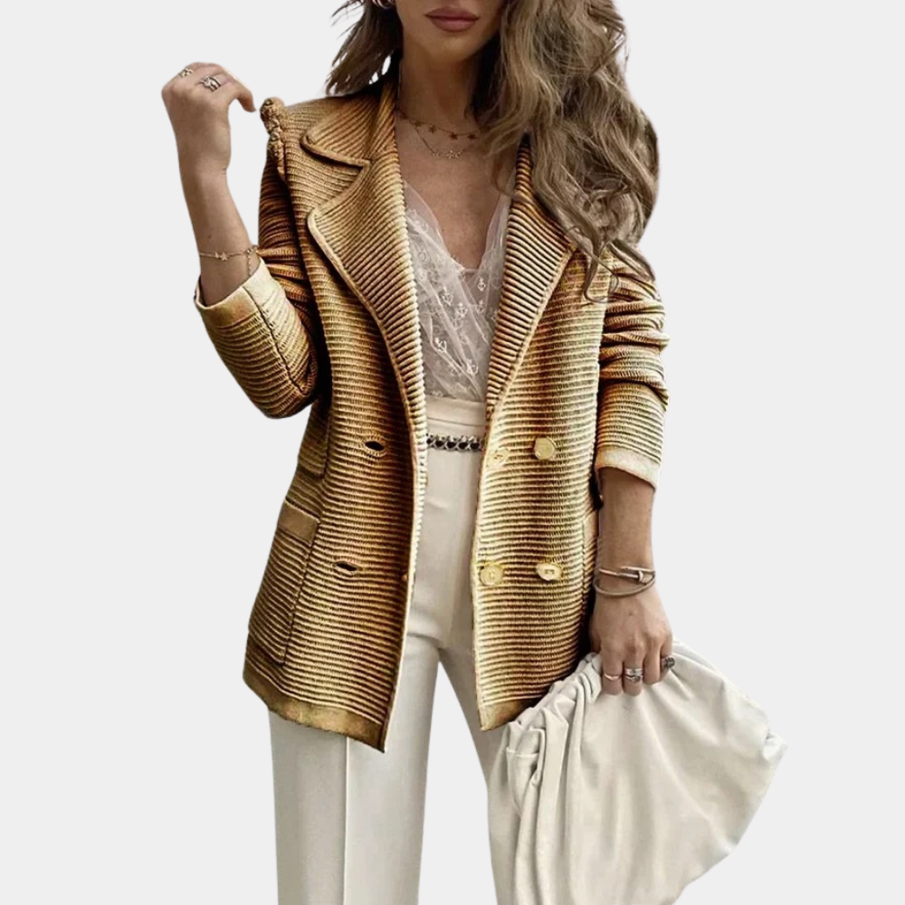 Dames Gebreide Blazer Pamela Stijlvol Warm