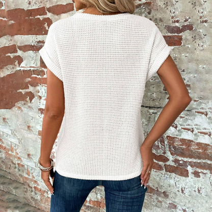 Dames T-shirt Elva Stijlvol Katoen