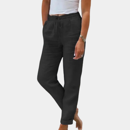 Dames Linnen BroekComfortabele Zomerbroek