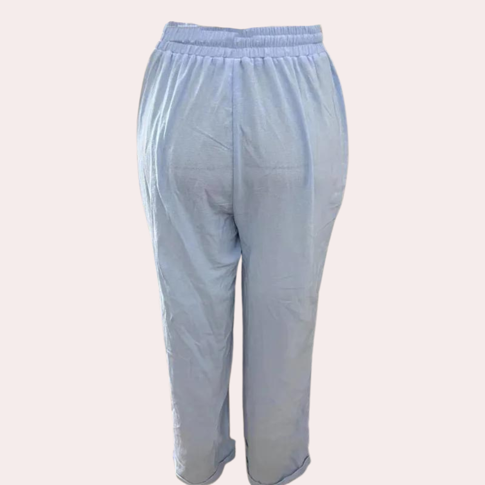 Dames Linnen BroekComfortabele Zomerbroek
