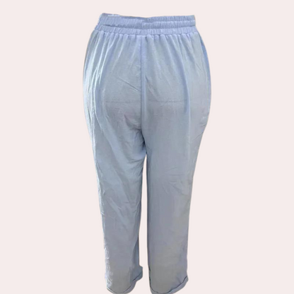 Dames Linnen BroekComfortabele Zomerbroek
