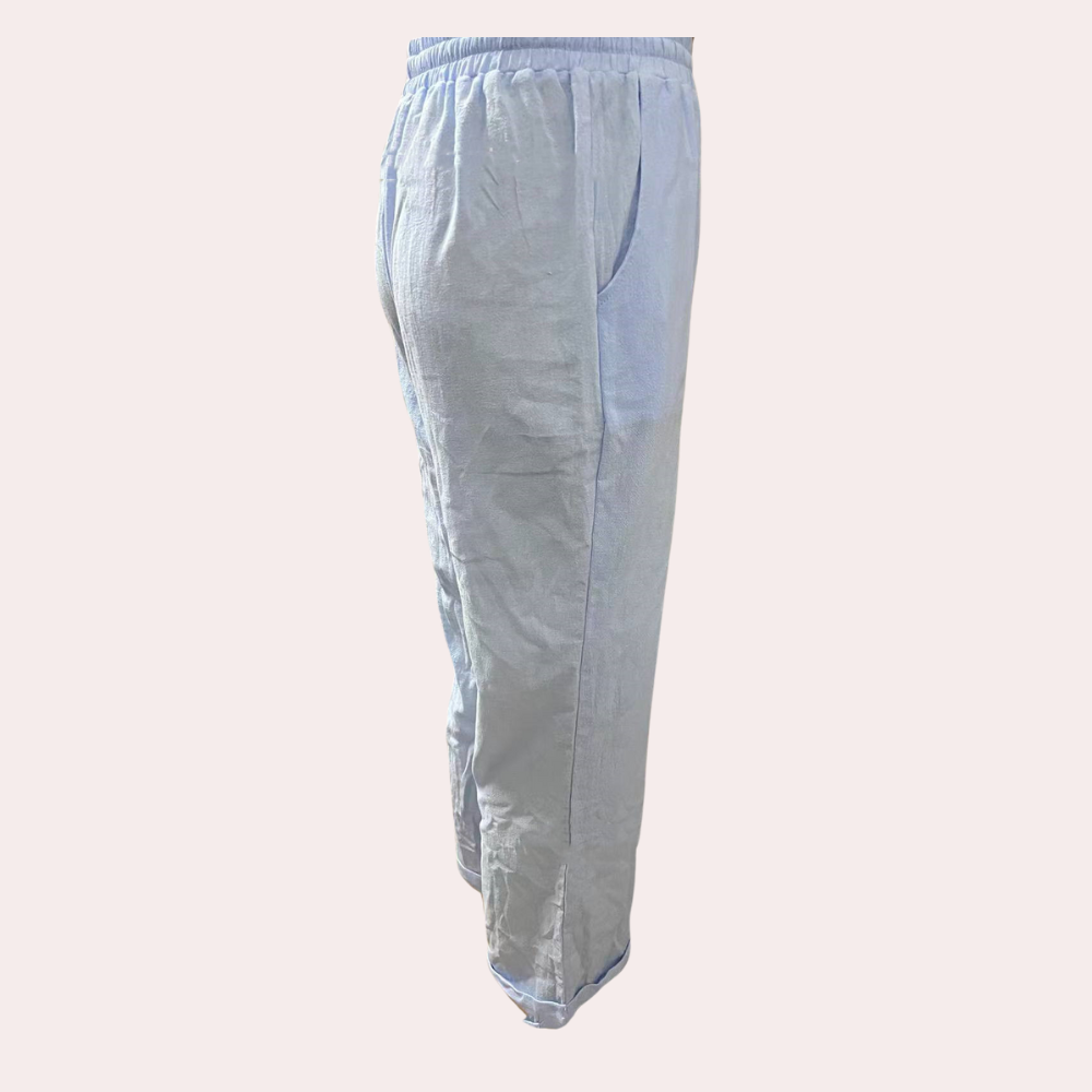 Dames Linnen BroekComfortabele Zomerbroek