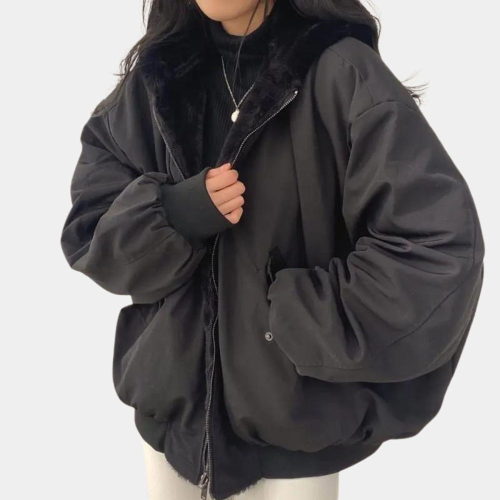 Dames Winterjas Oversized Warme Loose Fit Jas