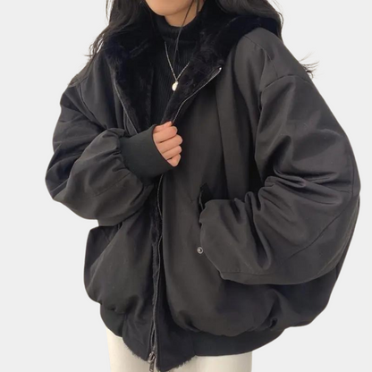 Dames Winterjas Oversized Warme Loose Fit Jas