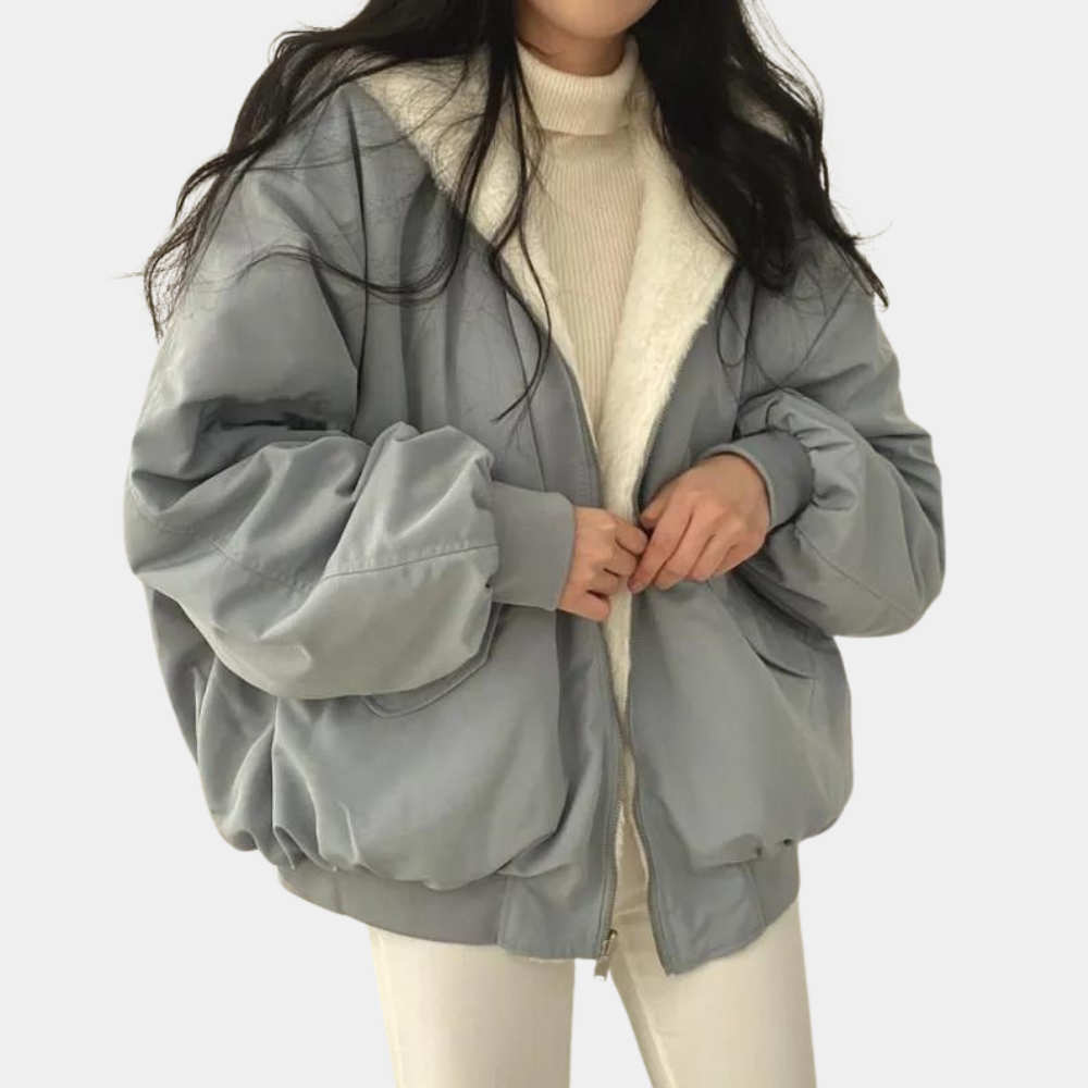 Dames Winterjas Oversized Warme Loose Fit Jas