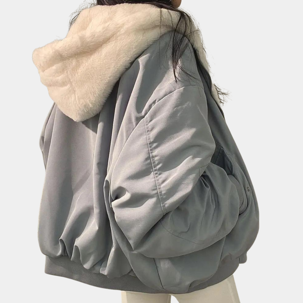 Dames Winterjas Oversized Warme Loose Fit Jas - Mode Vibes