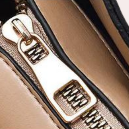 Catriona | Borsa Tracolla Donna in Tessuto Khaki con Dettagli Chic e Spallaccio Regolabile 5