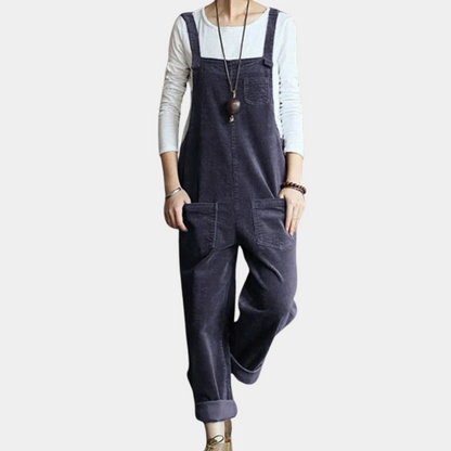 Dames Jumpsuit Corduroy Casual Losse Fit
