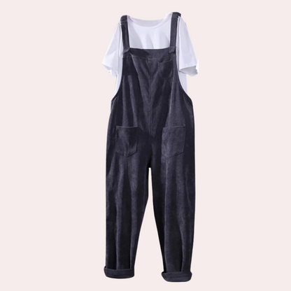 Dames Jumpsuit Corduroy Casual Losse Fit