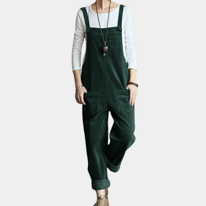 Dames Jumpsuit Corduroy Casual Losse Fit