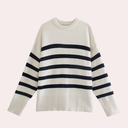 Dames Sweater Oversized Gestreept Modieus Winter