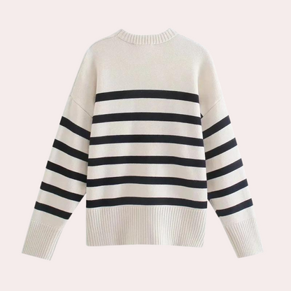 Dames Sweater Oversized Gestreept Modieus Winter