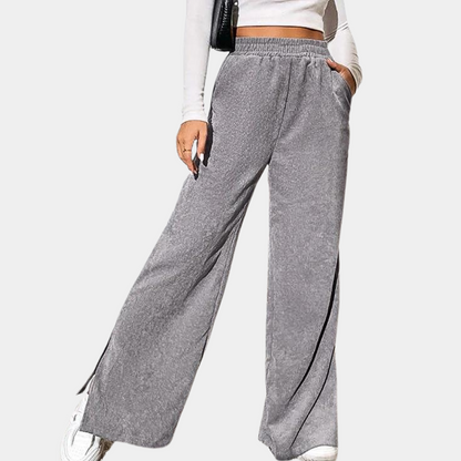 Dames Loungebroek Ribfluweel Zacht en Comfortabel