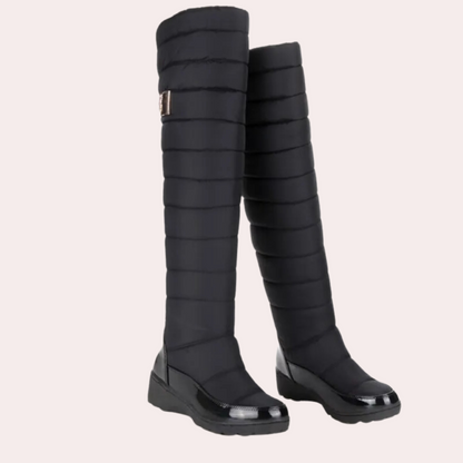 Warme Overknee Laarzen Met Tijdloze Stijl