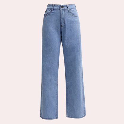 Vrouwelijke Baggy Jeans Comfortabel Jade Groen