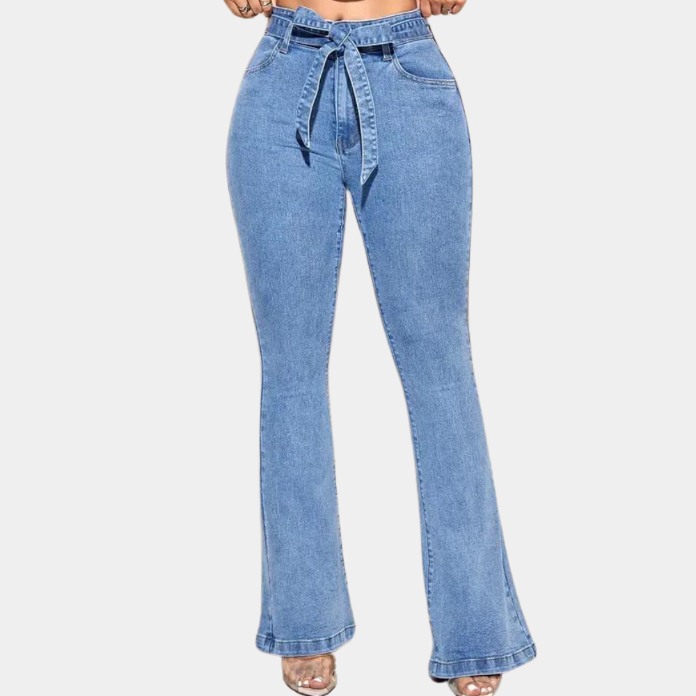Dames Flared Jeans Wijd Been Hoge Kwaliteit - Mode Vibes